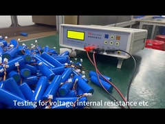Testing steps after battery assembled