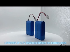 803450 2P 3.7v 3000mAh lithium ion battery pack