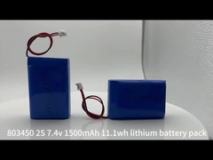 lithium battery pack 803450-2s 7.4v 1500mAh 