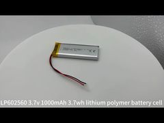602560 3.7v 1000mAh 3.7wh lithium polymer battery cell 