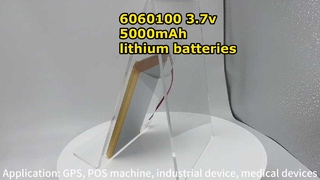 Power batteries 6060100 3.7v 5000mAh lithium ion battery cells