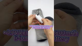 Electric heating  socks with 3.7v 2200mAh to 3200mAh li-ion 18650 rechargeable battery cell