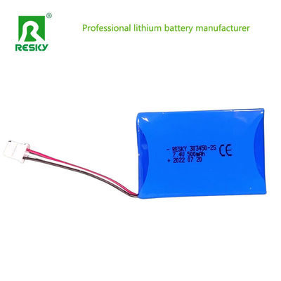 Buy 303450 Li Polymer Battery Pack 7.4V 500mAh For Emergency Lighting online manufacture
