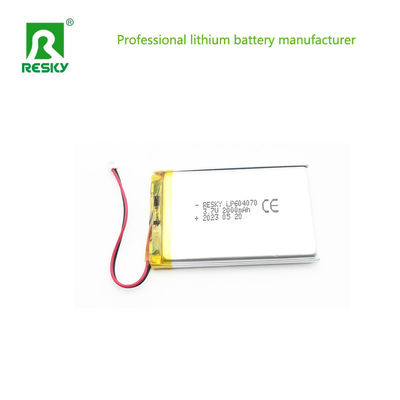 Buy Lipo Lithium Polymer Battery Cell 604070 2000mAh 3.7V 7.4wh For Portable Media Player online manufacture
