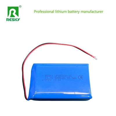 Buy Solar Li Polymer Battery Cell 105080 3S 11.1V 5000mAh For Remote Control Boat online manufacture