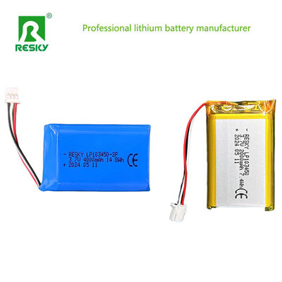 Buy 2s Lithium Polymer Battery Pack 103450 7.4v 2000mAh 14.8wh Li-ion Batteries online manufacture