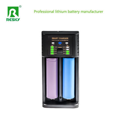 Buy USB Rechargeable Battery Charger 4.2V 500mA 1A 2A For 18650 26650 21700 14500 online manufacture