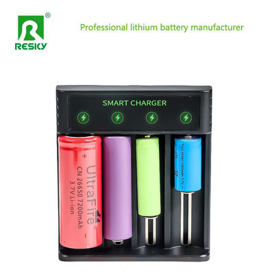 Buy 4 Slots 18650 Battery Charger Rechargeable 4.2V 2A For Li-ion Battery Ni-MH Ni-CD online manufacture