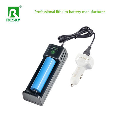 Buy Single Slot Rechargeable Battery Charger 4.2V USB Smart for Li-ion 18650 Battery online manufacture
