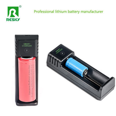 Buy 1 Slot Cylindrical Battery Cell Charger For 3.7V 3.6V Rechargeable Lithium LiFePO4 18650 26650 21700 Battery online manufacture