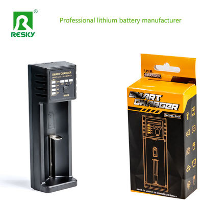 Buy Smart Rechargeable Battery Charger 1 Slot For 18650 14500 Li-ion Cell online manufacture