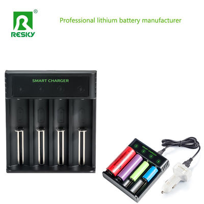 Buy 4 Slots Rechargeable Smart Battery Charger for 4.2V 2A 18650 Li-ion Ni-MH Ni-CD Battery online manufacture