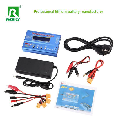 Buy Digital LCD Fast RC Battery Balance Charger IMAXB6 80W 6A For RC Lithium Battery online manufacture