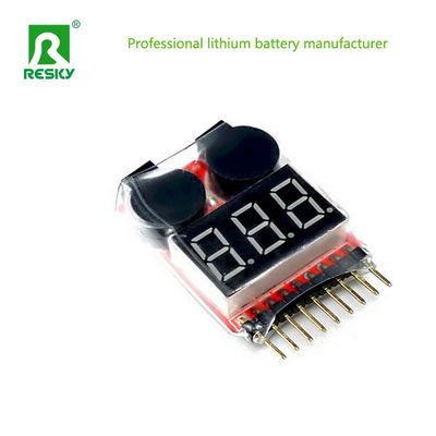 Buy RC 2s-8s Lipo / Li-ion / LiFePO4 Battery Voltage Tester Low Voltage Buzzer online manufacture