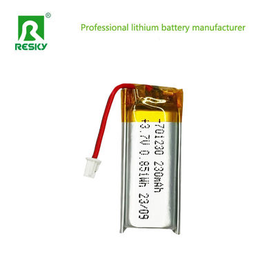 Buy Portable 701230 3.7v 230mAh Rechargeable Lithium Polymer Battery for Small Electronic Devices online manufacture