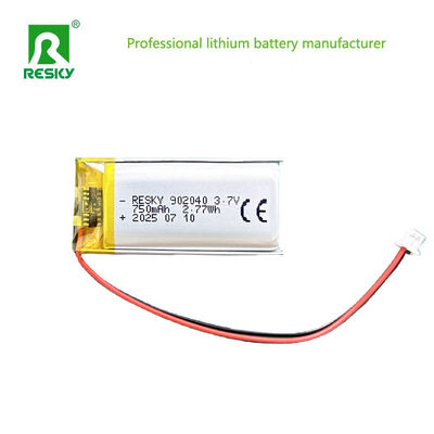 Buy Rechargeable Li-Polymer Battery 102040 902040 3.7V 800mAh 850mAh Lithium Battery Cell online manufacture