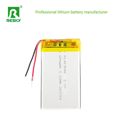 Buy Lithium Ion Polymer Battery 403048 3.7V 600mAh 2.22wh Lipo Battery Cell For Pet Gps Tracker online manufacture