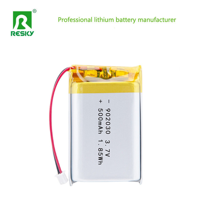 Buy Li-Ion Lithium Battery 902030 3.7V 500mAh 1.85wh Rechargeable Lipo Battery For VR glassess online manufacture