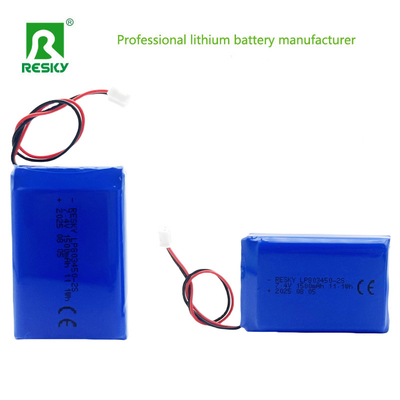 Buy Power Lithium Polymer Battery Pack 803450 2S 7.4V 1500mAh 11.1wh lipo battery for tracking device online manufacture