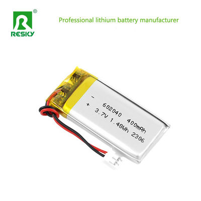 Buy Lithium Polymer Battery Cell 602040 400mAh 450mAh 3.7V 1.48wh Power Lipo Li-Polymer Battery online manufacture