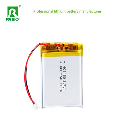 Buy Rechargeable lithium cell 3.7V 403450 800mAh lipo li-polymer battery cell For audiovisual devices online manufacture