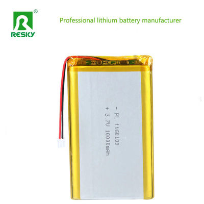 Buy Li Polymer Battery Cell 1160100 3.7v 10Ah 37Wh Rechargeable Lithium Ion Batteries For Solar Back Power online manufacture