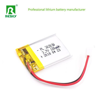 Buy Power Li Polymer Battery 302030 3.7V 120mAh Lithium Battery Cell For Bluetooth Keyboards online manufacture