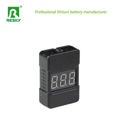Buy 1-8S Lithium RC Battery Pack 2 In 1 Low Voltage Alarm Buzzer Battery Indicator Displayer online manufacture
