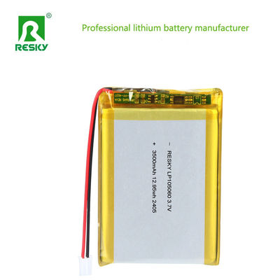Buy RESKY LP105060 3.7V 3500mAh 12.95wh Solar Power Lithium Battery Cell Rechargeable Batteries online manufacture