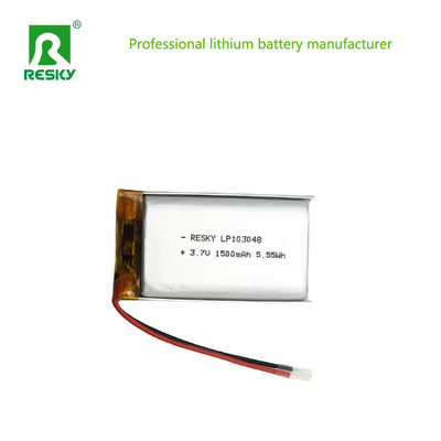 Lithium Polymer Battery Cell 3.7V 1500mAh 103048 For Digital Device