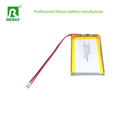 Solar Lithium Polymer Battery Cell 3.7V 604060 654060 2000mAh Batteries For Portable Exchange Devices