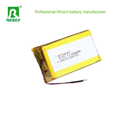 Prismatic Pouch Lithium Polymer Battery Cell 573647 553450 3.7V 1100mAh Power Storage Batteries