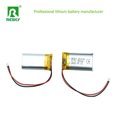 902040 102040 Lithium Polymer Cell Rechargeable 3.7V 750mAh For Beauty Device