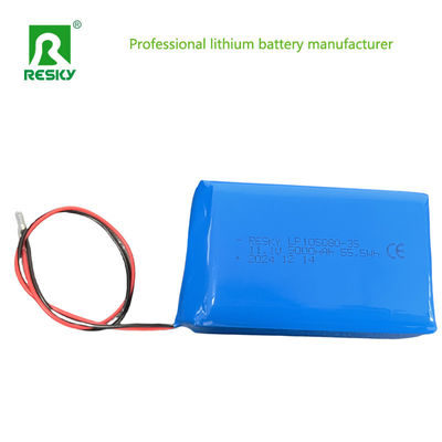 Rechargeable Lithium Polymer Battery Pack 105080 115181 11.1V 5000mAh 55.5Wh For Power Bank
