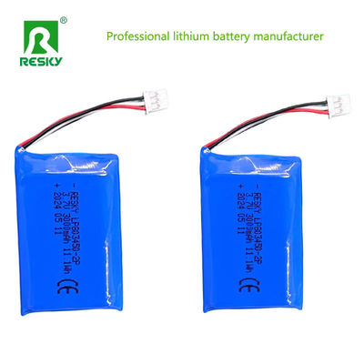 Rechargeable Lipo Li Polymer Cell 803450 3.7V 1500mAh 5.5wh
