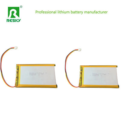 605080 Lithium Polymer Battery Pack 3.7V 7.4V 3000mAh Rechargeable Lipo Battery