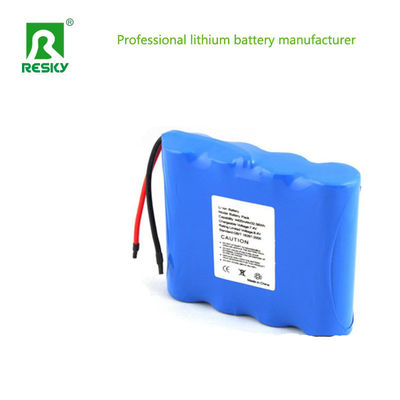 Rechargeable Lithium Battery Power Pack 18650 7.4V 4400mAh For Warm Carpet