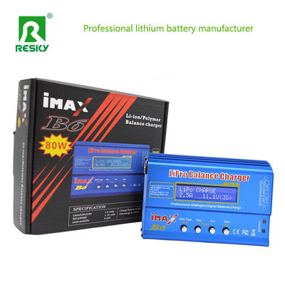 Imaxb6 RC Lipo Balance Charger 80W 1-6A For 2-6s Lithium Polymer Battery Pack