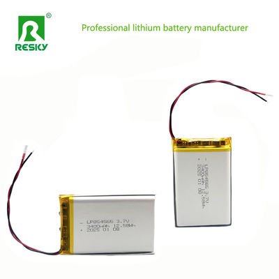 3.7V 3400mAh Lithium Polymer Battery Pack 854565 Lipo Battery For Walkie-Talkie