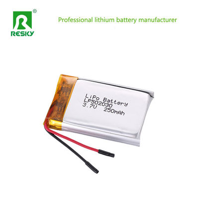 Rechargeable Power Lithium Battery Cell 502030 3.7V 250mAh Lipo Battery For Smart Watch