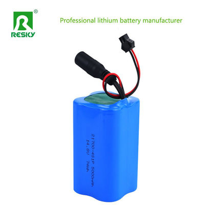 21700 5000mAh Battery Cells 14.8v 74wh Li-Ion Battery Pack for Solar Street Light at 300g