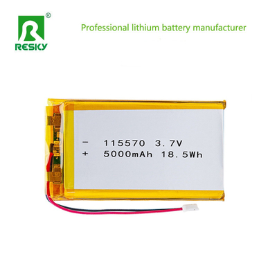 Lithium Polymer Battery Pack 115570 3.7V 7.4V 11.1v 5000mAh 18.5wh For Portable Medical Device