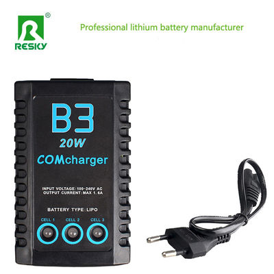 20W Imax RC B3 Charger 7.4V 11.1V 1.6A For Lithium Ion RC Drones Battery
