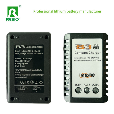 RC IMAXB3 8W Balance Charger For 7.4V 11.1V 2s 3s 750mA rechargeable lithium polymer batteries