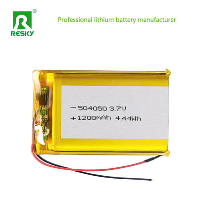 Lithium Ion Rechargeable Batteries 504050 3.7v 1200mAh 4.44wh Lithium Battery Pack For Smart Bracelets