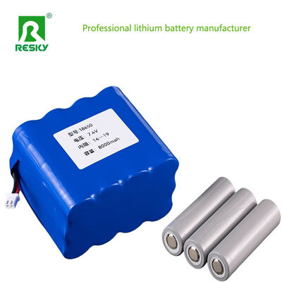 Rechargeable Li-ion Battery Pack 7.4V 18650 8000mAh Power Lithium Ion Batteries For Bluetooth Speaker